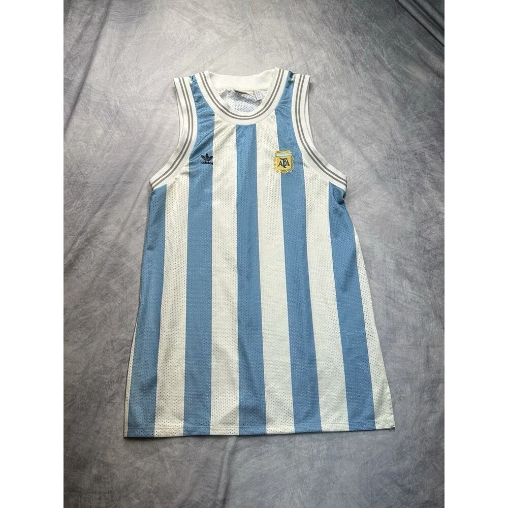 Adidas Messi Argentina No.10 Football Soccer Basketball Style Jersey Large